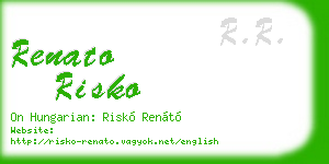renato risko business card