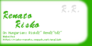 renato risko business card